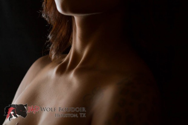 Décolletage photo by Bad Wolf Boudoir in Houston, TX